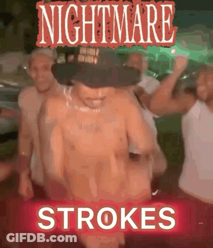 Shirtless Man In Cowboy Hat Dancing GIF