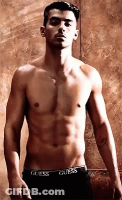 Shirtless Man In Guess Underwear GIF