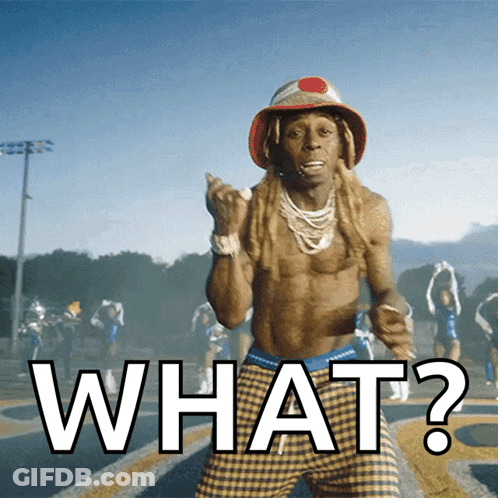 Shirtless Man In Plaid Shorts Red Hat Saying What GIF