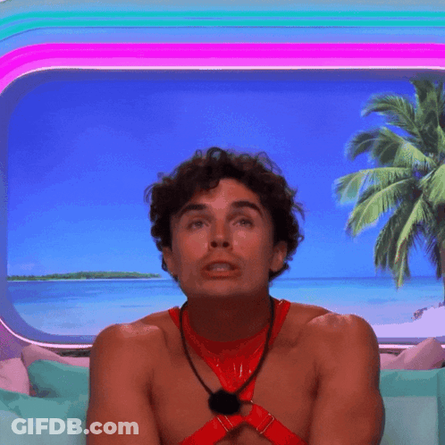 Shirtless Man In Red Harness GIF