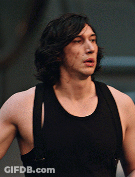 Shirtless Man In Suspenders And Black Tank Top GIF