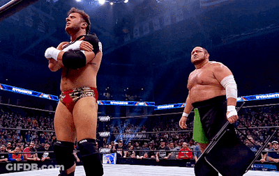 Shirtless Man In Wrestling Ring GIF