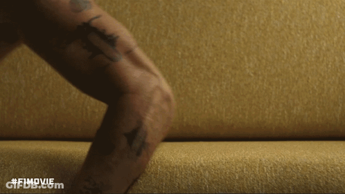 Shirtless Man Laying On Couch #Fimovie GIF