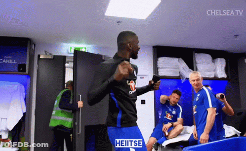 Shirtless Man Looking At Dubala Jersey GIF