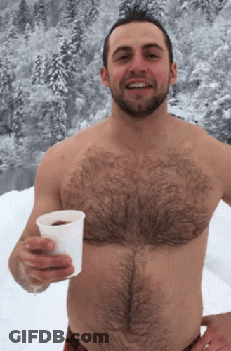 Shirtless Man Lying On Bed With Towel GIF
