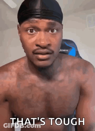 Shirtless Man Making Funny Face GIF
