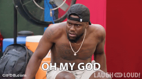 Shirtless Man Oh My God Laugh Out Loud GIF