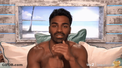 Shirtless Man On Couch ITV 2 Love Island GIF