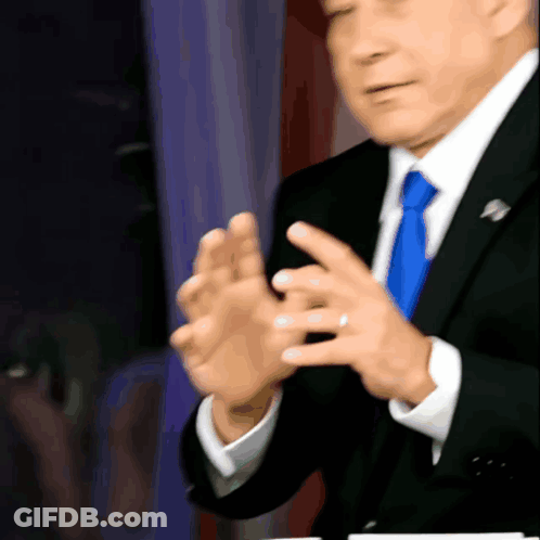 Shirtless Man Running With Blue Flag Letter Y GIF