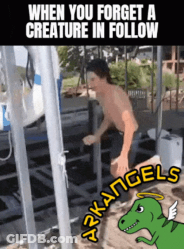 Shirtless Man Saying When You Forget A Creature In Follow GIF