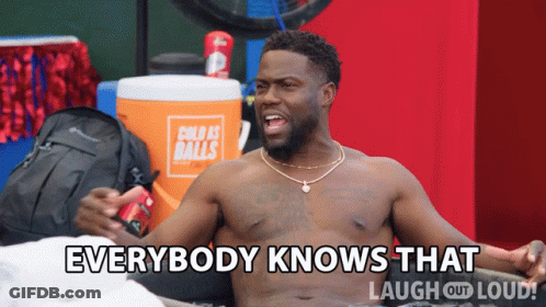 Shirtless Man Says Everybody Knows That Laugh Out Loud GIF