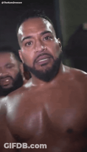 Shirtless Man Says You Ain't Anybody GIF