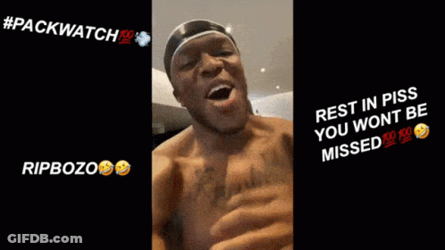 Shirtless Man Screaming Rest In Piss You Won T Be Missed GIF