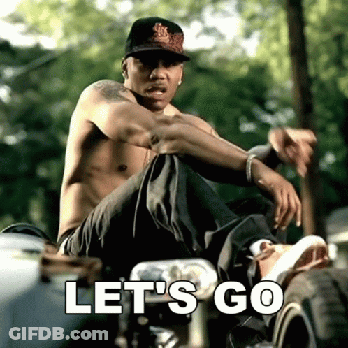 Shirtless Man Sitting On Car Lets Go GIF