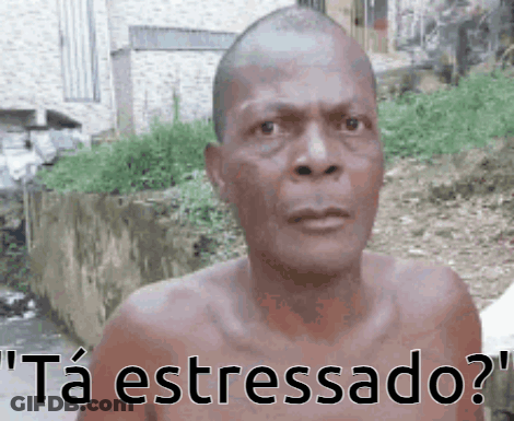 Shirtless Man Standing By River Ta Estressanto GIF