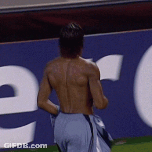 Shirtless Man Standing GIF