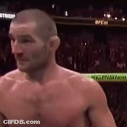Shirtless Man Standing In Boxing Ring GIF