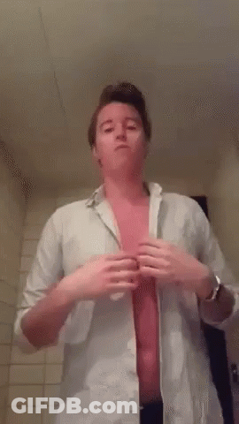 Shirtless Man Taking Off Shirt GIF
