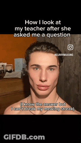 Shirtless Man Talks About Look At Teacher GIF