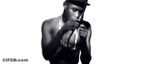 Shirtless Man Wearing Hat And Neck Chain GIF