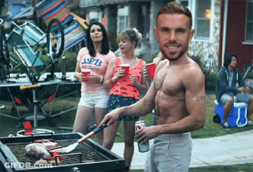 Shirtless Man With A&Pb Tattoo GIF