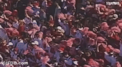 Shirtless Man With Arms Outstretched Boadr Tweeted On Chest GIF