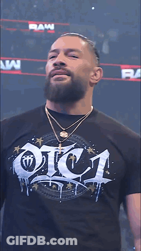 Shirtless Man With Beard And Arm Tattoo GIF