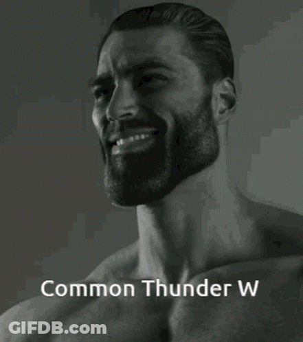 Shirtless Man With Beard Smiling Common Thunder W GIF