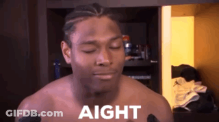 Shirtless Man With Eyes Closed Saying Aight GIF