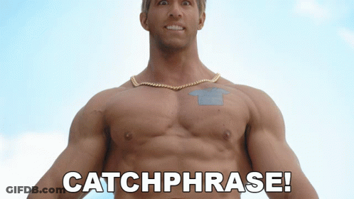 Shirtless Man With Gold Chain And Catchphrase GIF