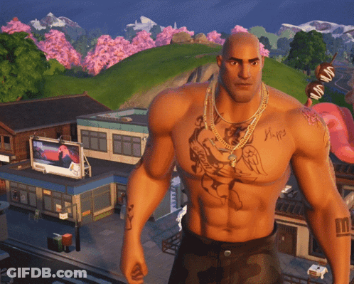 Shirtless Man With Happiness Tattoo GIF