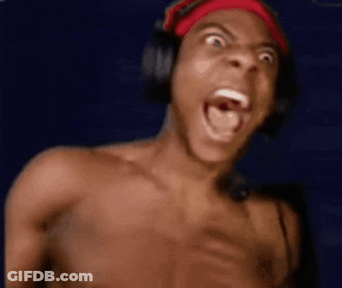 Shirtless Man With Headphones Making Funny Face GIF