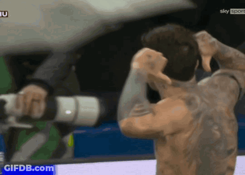 Shirtless Man With Sky Sport Camera GIF