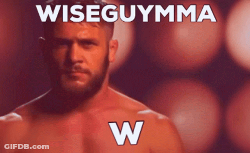 Shirtless Man With Wiseguymma GIF