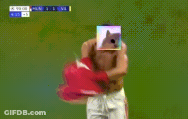 Shirtless Soccer Player Dog Face GIF