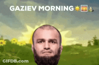 Shirtless UFC Fighter Laying Down With Lightning Eyes GIF