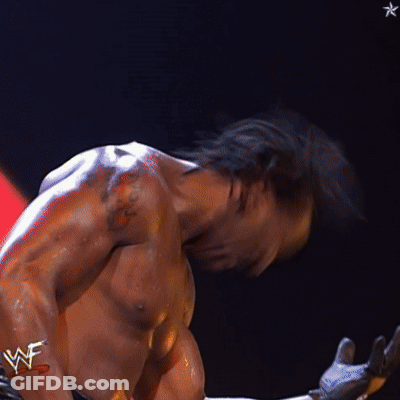 Shirtless Wrestler With WWE Belt GIF