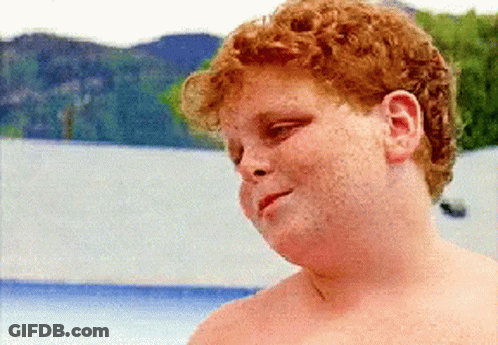 Shirtless Young Man With Red Hair GIF