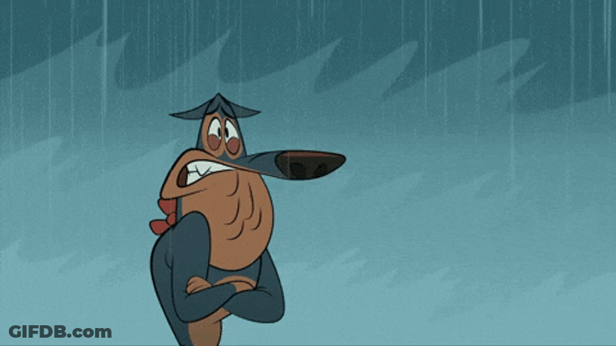 Shivering Dog Bentley Taffy TV Show GIF