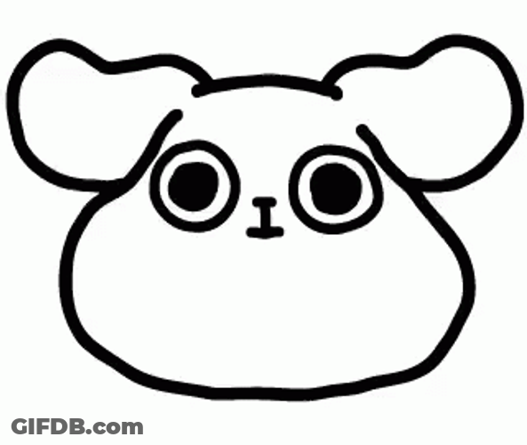 Shivering Dog Covering Its Eyes With Ears GIF