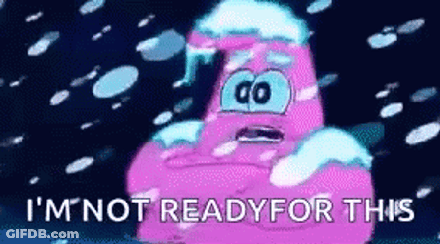 Shivering Patrick Not Ready GIF