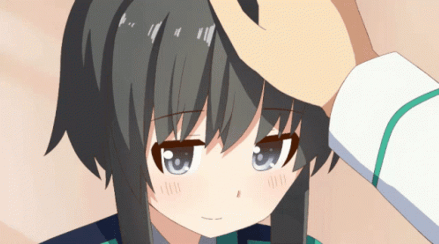 Shizuku Kitayama Head Pat GIF