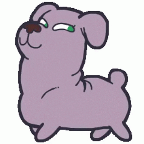 Shmorky Derpy Animated Dog GIF
