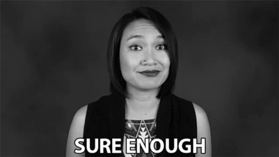 Sho Nuff Lady Black And White Sure Enough GIF