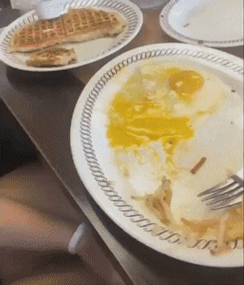 Shock Waiter GIF