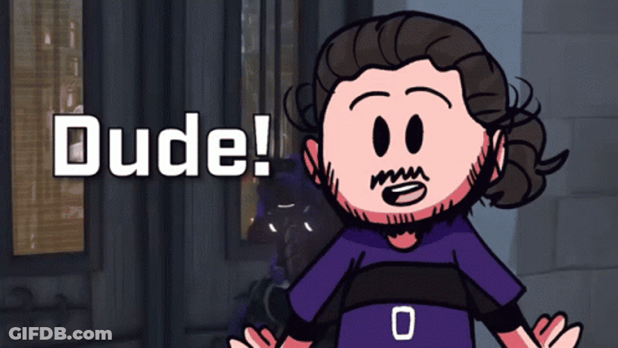 Shocked Animated Dude GIF