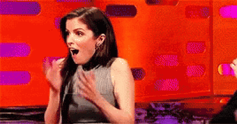 Shocked Anna Kendrick GIF