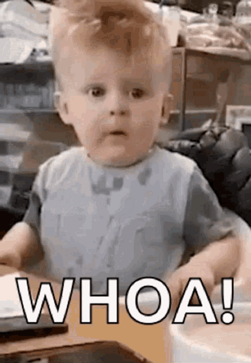 Shocked Baby Boy Whoa GIF