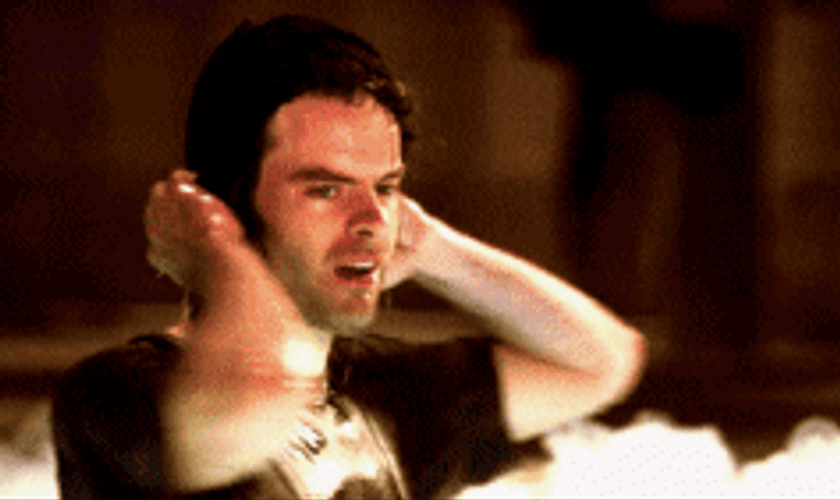 Shocked Bill Hader Dance GIF