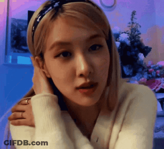 Shocked Blackpink Rose Oh No Anyway GIF